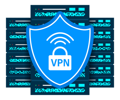 vpn icono. virtual privado red. ciber seguridad, seguro web tráfico. de forma segura acceso sitio web y privacidad. png