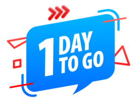 1 Day to go icon. Days Left Badges. Offer countdown date number. Timer, Hourglass icon. png