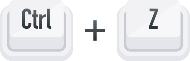 Ctrl Z Keyboard key. Shortcut keys. Hotkeys undo the last committed action png