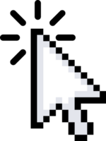 Computer mouse click cursor. Click arrow. Pointer cursor png