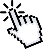 Computer mouse click cursor. Click arrow. Pointer cursor png