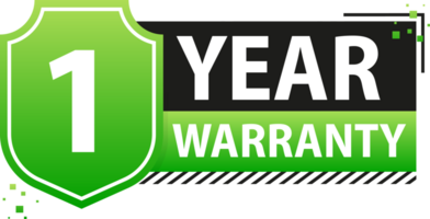 Years warranty shield label. Assuring Quality and Durability with Extended Warranty Coverage png