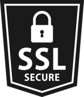 Secure connection. SSL shield protected. https certificate privacy icon. Ssl safe png