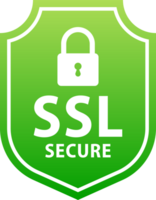 Secure connection. SSL shield protected. https certificate privacy icon. Ssl safe png