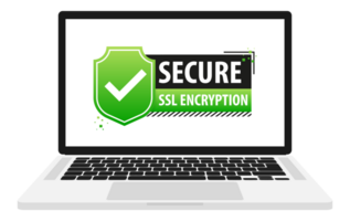Secure connection. SSL shield protected. https certificate privacy icon. Ssl safe png