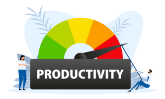 Productivity level meter. Tracking and Improving Your Efficiency for Maximum Results png