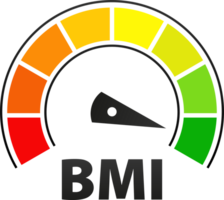 BMI or Body Mass Index level. Understanding and Managing Your Body Mass Index for Better Health and Fitness png
