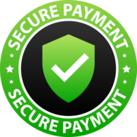 Secure payment label. Maximum security and reliability when paying online png