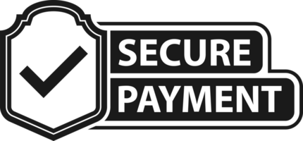 Secure payment label. Maximum security and reliability when paying online png