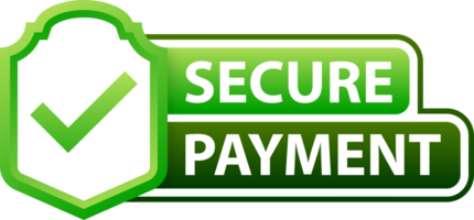 Secure payment label. Maximum security and reliability when paying online png