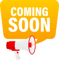 Graphic of a loudspeaker with a stylized speech bubble, symbolizing png