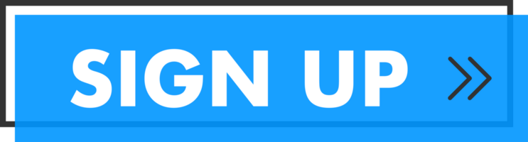 Set of Sign up button. Hand pointer clicking. Sign up web buttons png