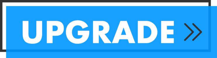 Set of upgrade button. Hand pointer clicking. Upgrade web buttons png