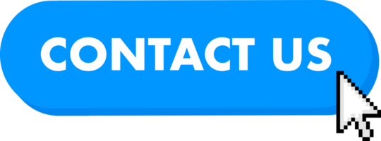 Set of Contact us button. Hand pointer clicking. Contact us web buttons png