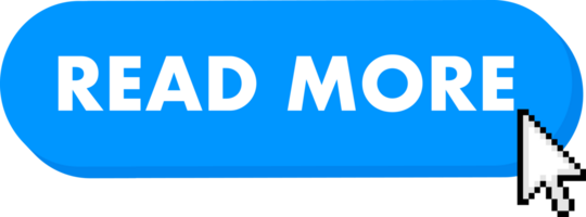 Set of read more button. Hand pointer clicking. read more web buttons png