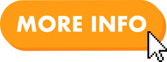 Set of more info button. Hand pointer clicking. More info web buttons png