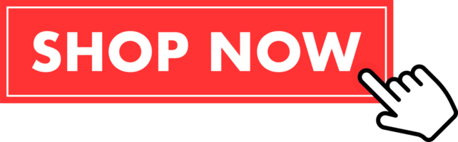 Set of shop now button. Hand pointer clicking. Shop now web buttons png