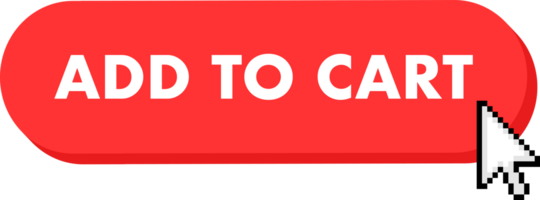 Set of add to cart button. Hand pointer clicking. Add to cart web buttons png