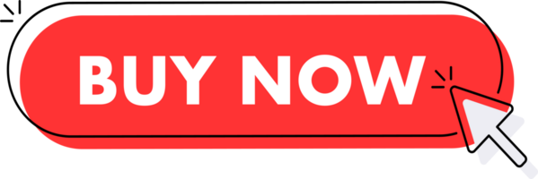 Set of buy now button. Hand pointer clicking. Buy now web buttons png