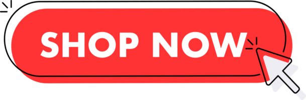 Set of shop now button. Hand pointer clicking. Shop now web buttons png