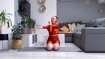 At-home stretch routine focusing on flexibility and relaxation, video