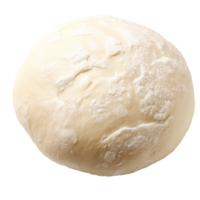 fresh raw dough ball isolated on transparent background png