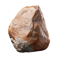 Large rock stone isolated on transparent background png