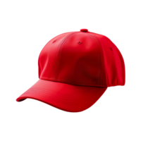 Red cap isolated on transparent background png