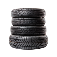 stack of tires isolated on transparent background png