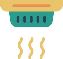 A bowl with spaghetti in it and a steam coming out of it vector