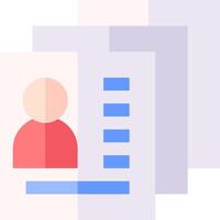 A person is shown in a file icon vector