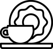 Coffee and cup icon vector