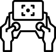 game controller icon vector