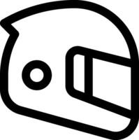 A helmet icon on a white background vector