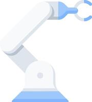 A robot arm holding a wrench vector