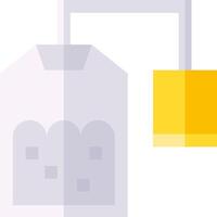 A yellow box with a yellow lid and a white container vector