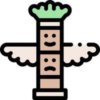 A cartoon of a tower with a crown on top vector