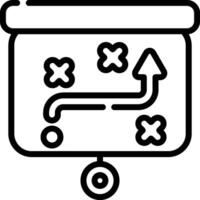 A black and white icon of a box with arrows vector