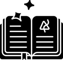 An open book with stars on it vector