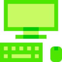 Computer and keyboard clipart vector