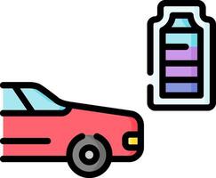 Car and bottle of liquid on white background vector