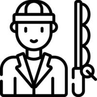 A man with a hammer and a tool vector