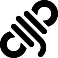 A black and white logo with the word c vector