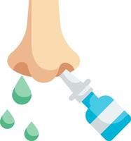A person is pouring a liquid into a bottle vector