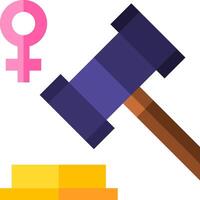 A judge's gavel and a pile of money vector