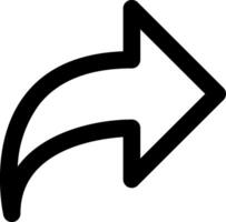 A black and white arrow pointing to the left vector