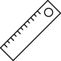 A ruler with a line on it vector