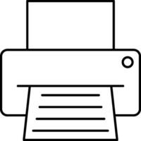 Printer icon on a white background vector