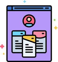 How to create a website with wordpress vector