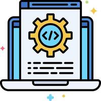 Web development icon vector
